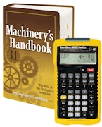 Machinery’s Handbook 31st Toolbox Edition + 4090 Sheet Metal / HVAC Pro Calc Calculator (Set)